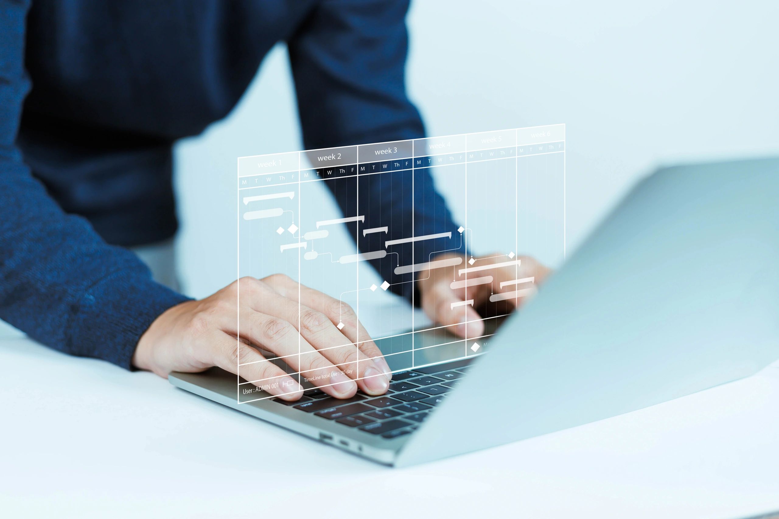 business software dashboard